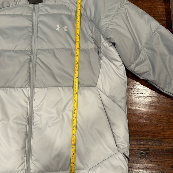 NWT! Under Armour Men's Storm Insulated Full-Zip Hooded Jacket Grey Size XL - Picture 14 of 14